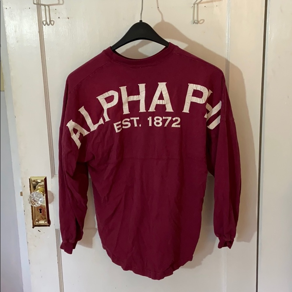 Oversized alpha phi long sleeve tee - Picture 2 of 2